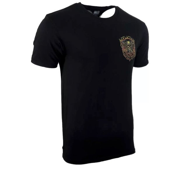 AFFLICTION THUNDER Men's T-shirt BLACK Biker MMA - Picture 8 of 11